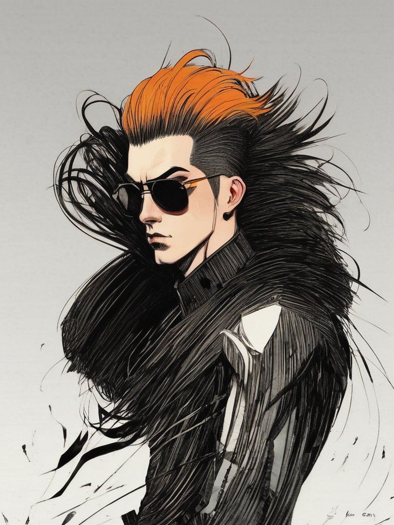 03626-81751908-lineart, cel-shaded graphics, Inspirational Male, Avant-Garde hair styled as High and tight, Lonely, Health Goth Art,  _lora_Wiz.jpg